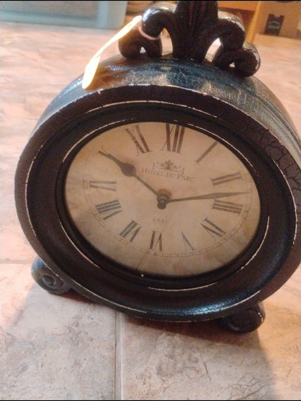 Black Decorative Mantel Clock